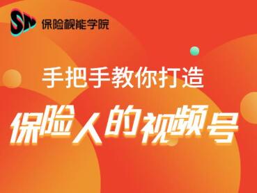 保险视能学院：手把手教你打造保险人的视频号【视频课程】_微雨项目网
