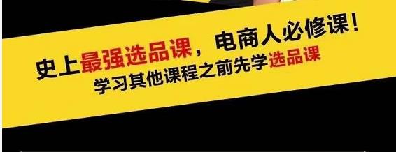 蓝海高利润选品课：你只要能选好一个品，就意味着一年轻松几百万的利润_微雨项目网
