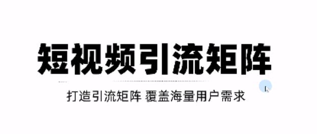 短视频引流矩阵打造，SEO+二剪裂变，效果超级好！【视频教程】_微雨项目网