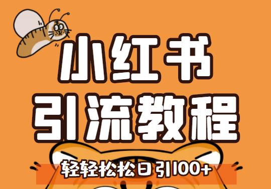 小红书运营引流全系列课程，每天引流100精准粉_微雨项目网