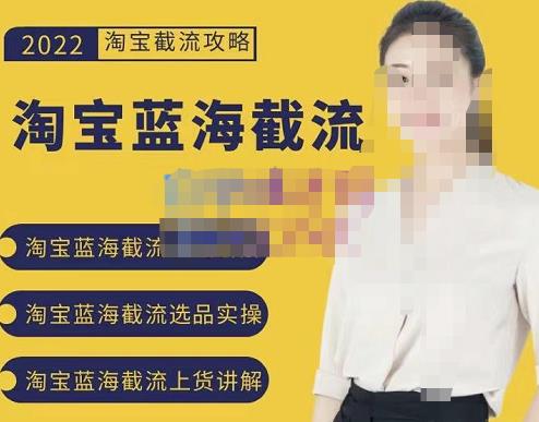 2022淘宝蓝海截流攻略，淘宝蓝海截流选品上货实操讲解_微雨项目网