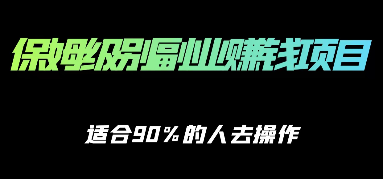 保姆级副业赚钱攻略，适合90%的人去操作的项目_微雨项目网
