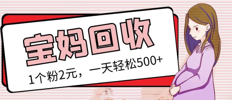 最新小红书母婴号宝妈粉回收项目，1个粉2元，一天轻松500+案例分享【粉丝包回收】_微雨项目网