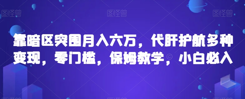 靠暗区突围月入六万，代肝护航多种变现，零门槛，保姆教学，小白必入【揭秘】_微雨项目网
