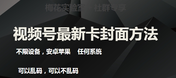 梅花实验室社群最新卡封面玩法3.0，不限设备，安卓苹果任何系统_微雨项目网