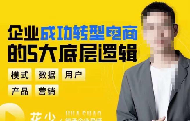 企业成功转型电商的5大底层逻辑，从模式、数据、用户、产品、营销5大板块，助你高效转型电商赛道_微雨项目网