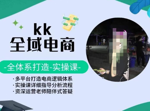 KK全域电商，全体系打造实操课，多平台打造电商逻辑体系_微雨项目网