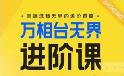电商万相台无界进阶课，掌握流畅无界的进阶策略_微雨项目网