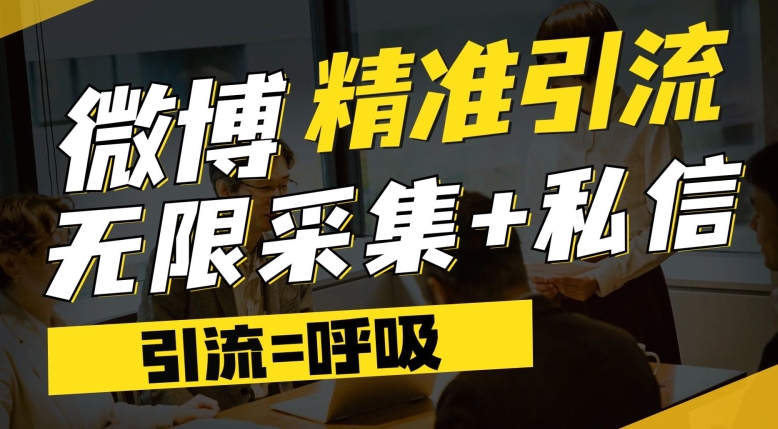 微博最新引流技术，软件提供博文评论采集+私信实现精准引流【揭秘】_微雨项目网