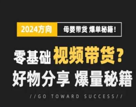 短视频母婴赛道实操流量训练营，零基础视频带货，好物分享，爆量秘籍_微雨项目网