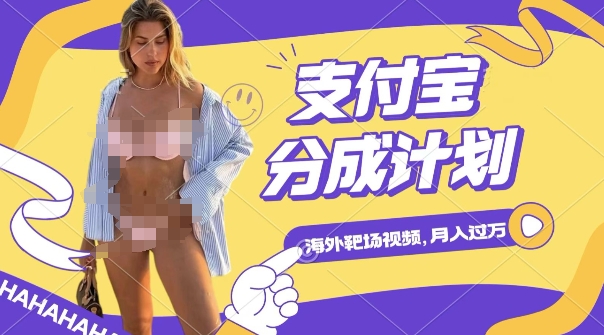 利用海外靶场射击视频，挣支付宝分成收益，轻松月入过W【揭秘】_微雨项目网
