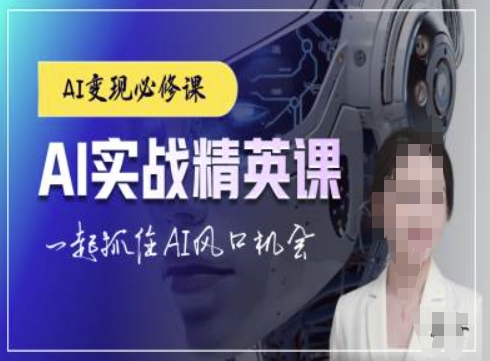 AI实战精英课，chatgptAI实战教程，一起抓住AI风口的机会_微雨项目网