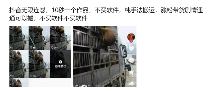 抖音无限连怼，10秒一个作品不买软件，纯手法搬运，涨粉带货剧情通通可以搬_微雨项目网