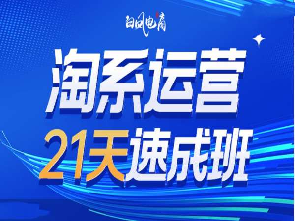 淘系运营21天速成班35期，年前最后一波和2025方向_微雨项目网