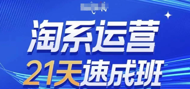 淘系运营21天速成班(更新25年2月)，0基础轻松搞定淘系运营，不做假把式_微雨项目网