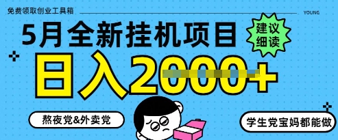 5月最新挂G项目8.0玩法，纯手机操作，稳稳日入1k+【揭秘】_微雨项目网