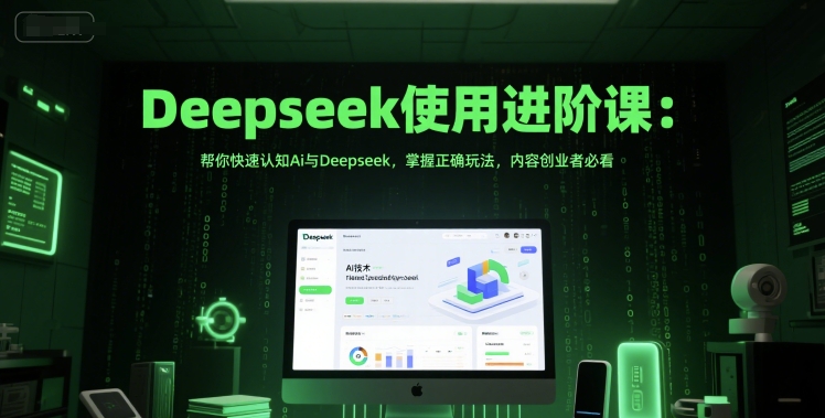 Deepseek使用进阶课：帮你快速认知Ai与Deepseek，掌握正确玩法，内容创业者必看_微雨项目网