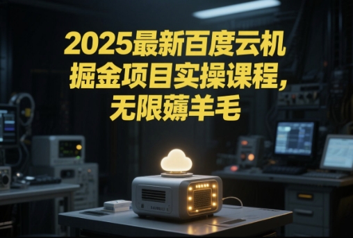 2025最新百度云机掘金项目实操课程单窗口保底5-10元月收益单窗口150+【揭秘】_微雨项目网