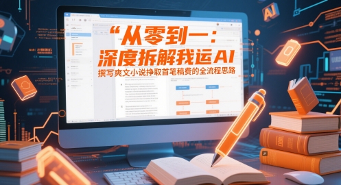 从零到一：深度拆解我运用AI撰写爽文小说挣取首笔稿费的全流程思路_微雨项目网