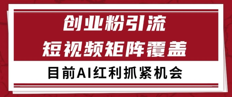 小红书某音创业赛道引流获客 自热矩阵日引200+【揭秘】_微雨项目网