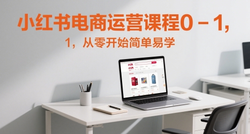 小红书电商运营课程0-1，从零开始简单易学_微雨项目网