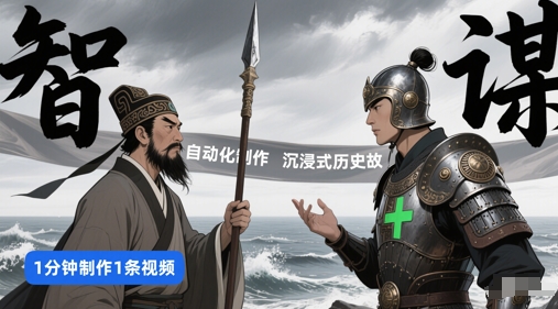 扣子工作流一键生成沉浸式历史故事，一天工作量，3分钟搞定_微雨项目网