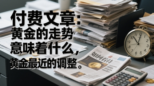 付费文章：黄金的走势意味着什么，如何看待黄金最近的调整_微雨项目网