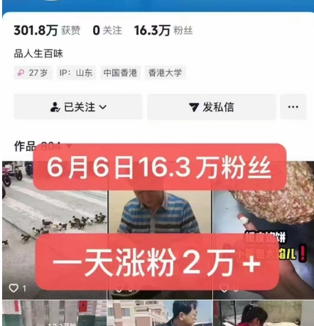 外面卖5000最新抖音搬运涨粉技术，新玩法，一分钟一条，一天涨粉2W，苹果安卓都可用_微雨项目网