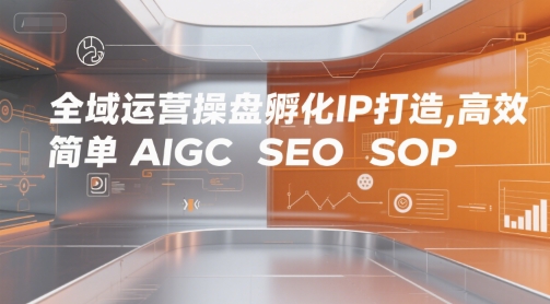 全域运营操盘孵化IP打造，高效 简单 AIGC SEO SOP_微雨项目网