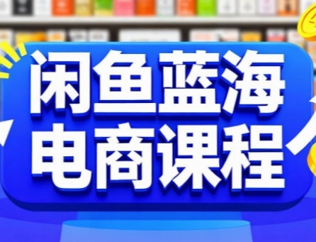 闲鱼蓝海电商课程，手把手助你快速上手，轻松实现闲鱼稳定盈利_微雨项目网