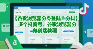 谷歌浏览器分身登陆多个抖音号，谷歌浏览器分身创建教程_微雨项目网