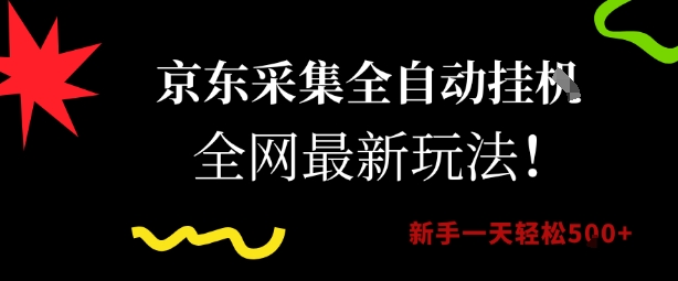 京东采集全自动挂G项目，全网最新玩法新手一天轻松5张【揭秘】_微雨项目网
