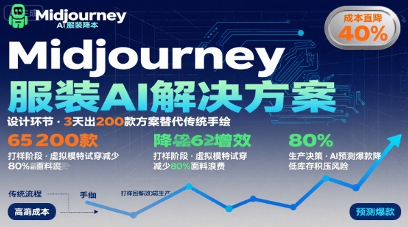 AI在服装领域的运用，使用midjourney做服装辅助企业降低成本_微雨项目网
