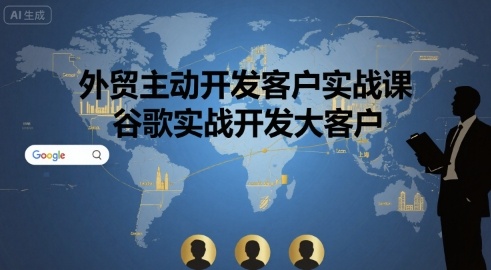 外贸主动开发客户实战课，谷歌实战开发大客户_微雨项目网