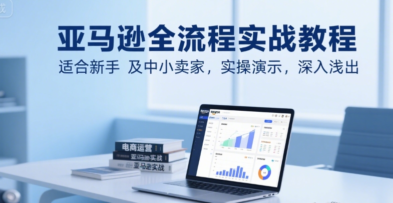 亚马逊全流程实战教程，适合新手及中小卖家，实操演示，深入浅出_微雨项目网