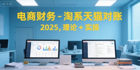 电商财务-淘系天猫对账2025，理论+实操_微雨项目网
