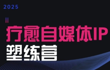 2025治愈自媒体IP训练营，专为疗愈领域从业者打造_微雨项目网