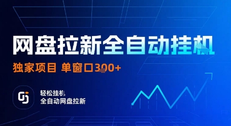 网盘拉新全自动挂G，独家技术，操作简单，自动完成拉新任务，单窗口3张【揭秘】_微雨项目网