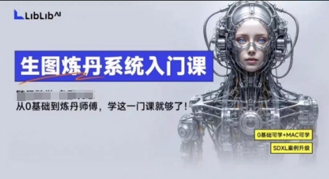 LibLibAI哩布哩布生图炼丹系统入门课，从生图到炼丹，只学这一门就够了_微雨项目网