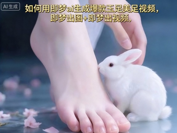 如何用即梦ai生成爆款玉足美足视频，即梦出图+即梦出视频，快速涨粉_微雨项目网