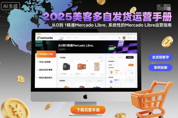 2025美客多自发货运营手册：从0到1精通Mercado Libre，系统性的Mercado Libre运营指南_微雨项目网