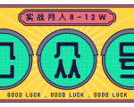 公众号矩阵实战1年多,20多个公众号,关注数70W左右,每个月收益大概在8-12W_微雨项目网