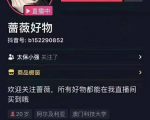 爆抖联盟蔷薇好物连怼100技术,一天连怼上百个视频,单场直播平均带货30万玩法_微雨项目网