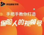 保险视能学院：手把手教你打造保险人的视频号【视频课程】_微雨项目网