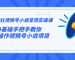 火神社视频号小说变现实操课:0基础手把手教你操作视频号小说项目_微雨项目网