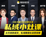私域小灶课：5位大咖150分钟分享课，从引流到成交，带你私域精细化运营攻略_微雨项目网