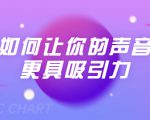 刘琪·如何让你的声音更具吸引力（20节课-完结）_微雨项目网
