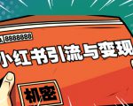 小红书引流与变现:从0-1手把手带你快速掌握小红书涨粉核心玩法进行变现_微雨项目网