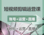 南小北短视频剪辑运营课:账号+运营+直播,零基础学习手机剪辑【视频课程】_微雨项目网