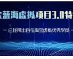 黄岛主·淘宝蓝海虚拟项目3.0,小白宝妈零基础的都可以做到月入过万_微雨项目网